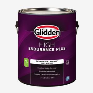 Glidden<sup>®</sup> High Endurance<sup>®</sup> Plus Interior Paint + Primer