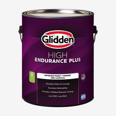 Glidden<sup>®</sup> High Endurance<sup>®</sup> Plus Interior Paint + Primer